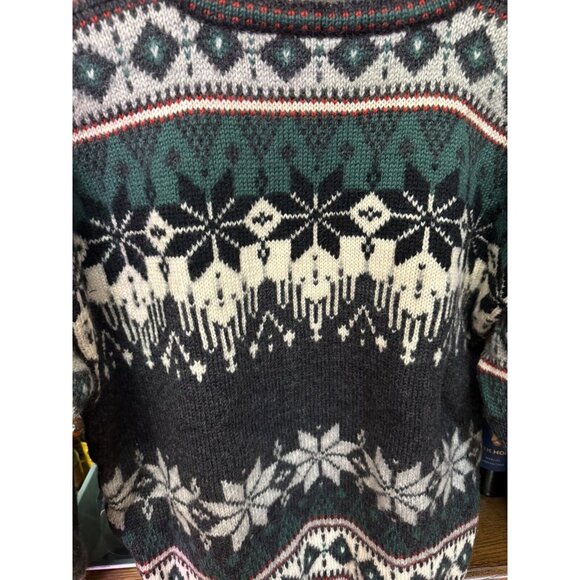 Vintage 90s Dale Of Norway Pure New Wool Sweater Mens Large Grandpa Christmas - Picture 4 of 11